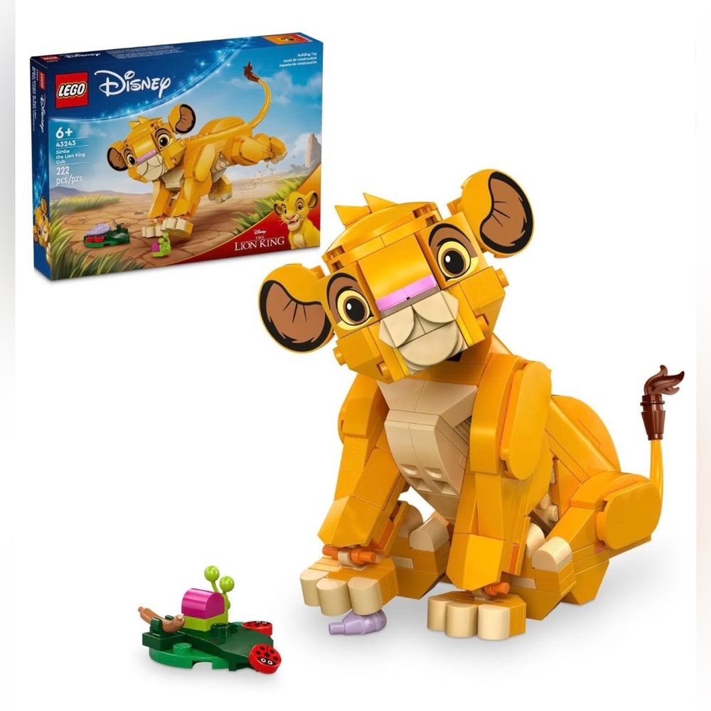 LEGO X DISNEY - Simba the Lion King Cub Building Toy